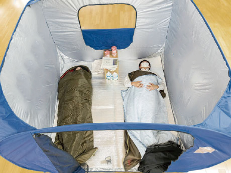 避難所用テントとしてのイメージ