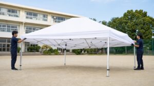 大型ミスタークイックテントの組み立て方・たたみ方|簡単に設営撤収するコツを専門店が解説