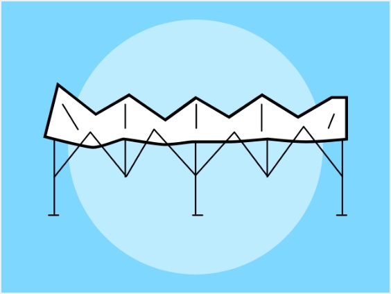 パーツが一体式のイメージ