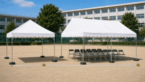卒業記念テントのサイズと人数目安｜用途別のおすすめサイズ