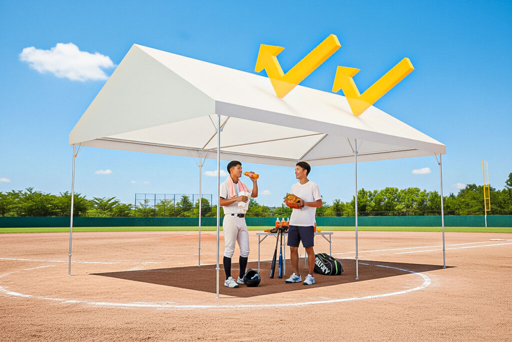 熱中症対策テントのイメージ